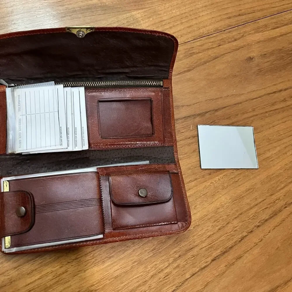Vintage wallet tooled